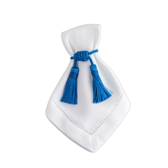 Porta Guardanapo Tassel Azul