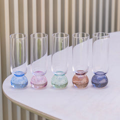 Taça Bubble champanhe rosa