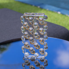 Vaso de cristal Bubble champanhe