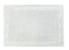 Jogo americano retangular Truly Branco