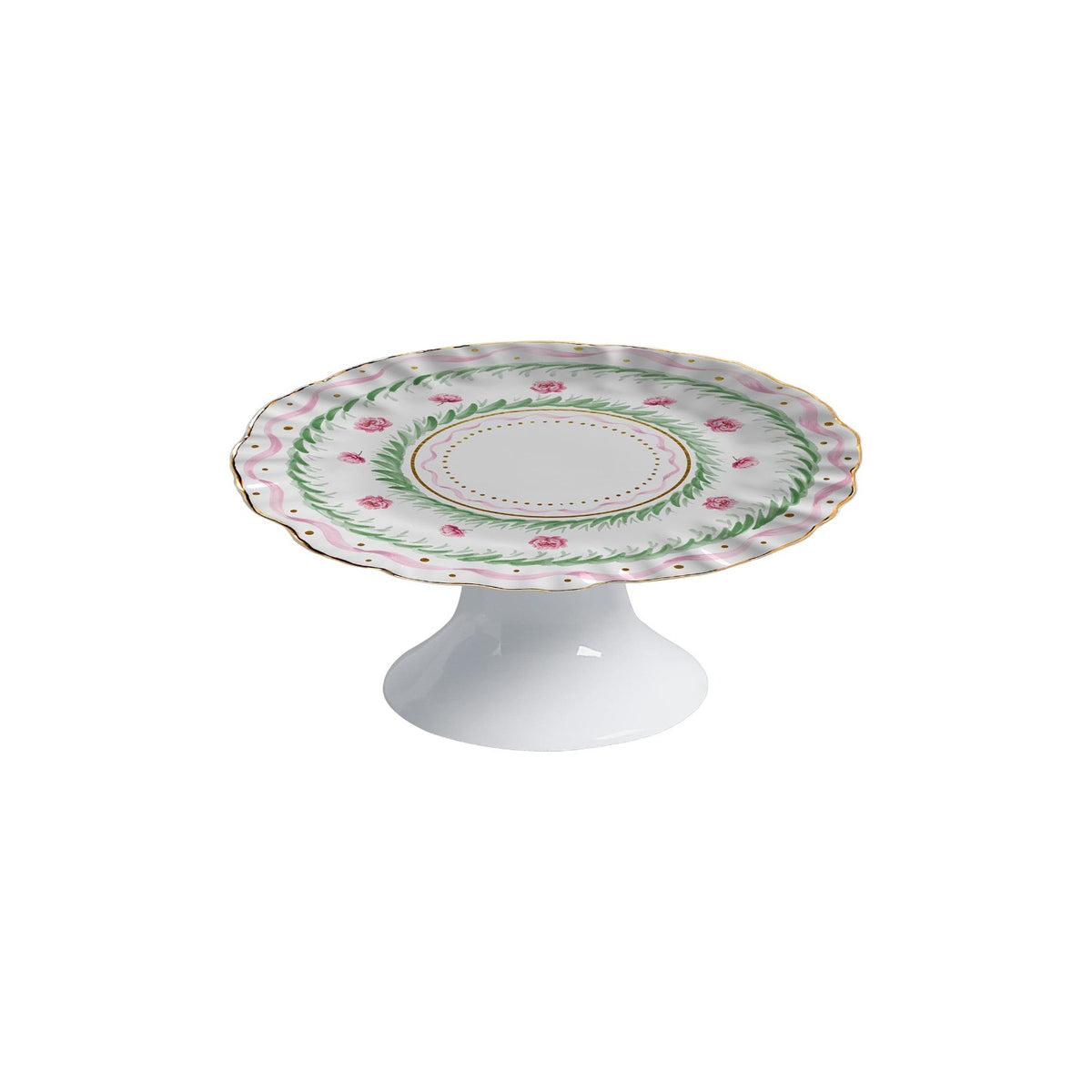 Porta Petit Four Fleur de Rose