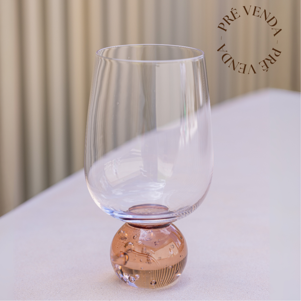 Taça Bubble âmbar