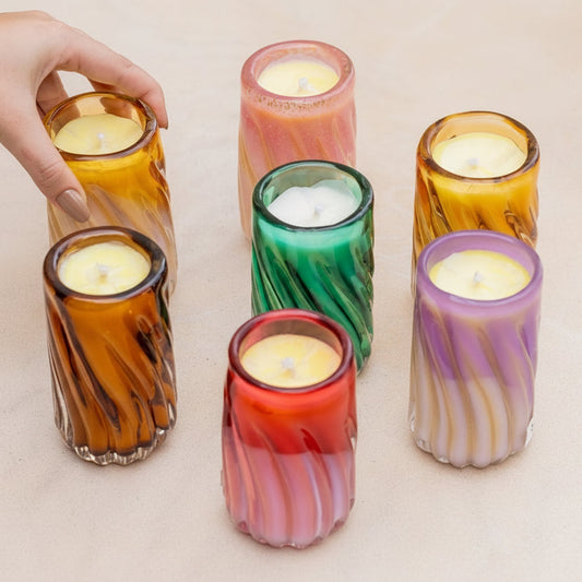 Vela de Murano Âmbar