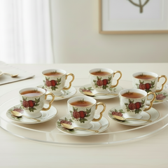 Conjunto xícaras café Romã