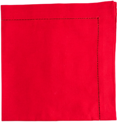 Guardanapo 100% algodão Vermelho