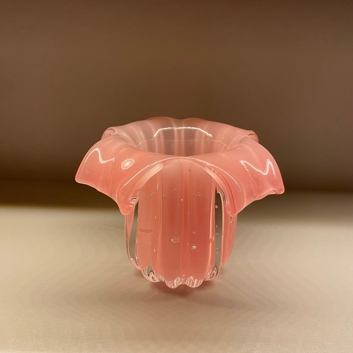 Vaso Salvador P quartzo rose