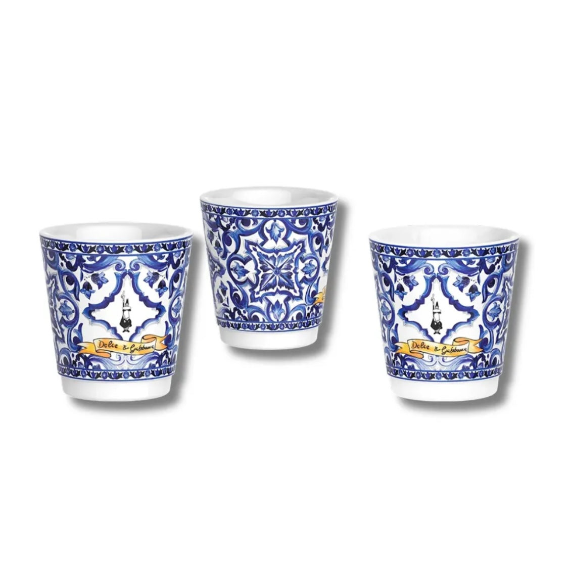 Conjunto Moka Express Bialetti x D&G Blu mediterrâneo