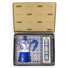 Conjunto Moka Express Bialetti x D&G Blu mediterrâneo