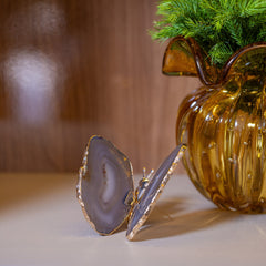 Borboleta Ágata Natural