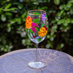 Taça vinho Amor Perfeito