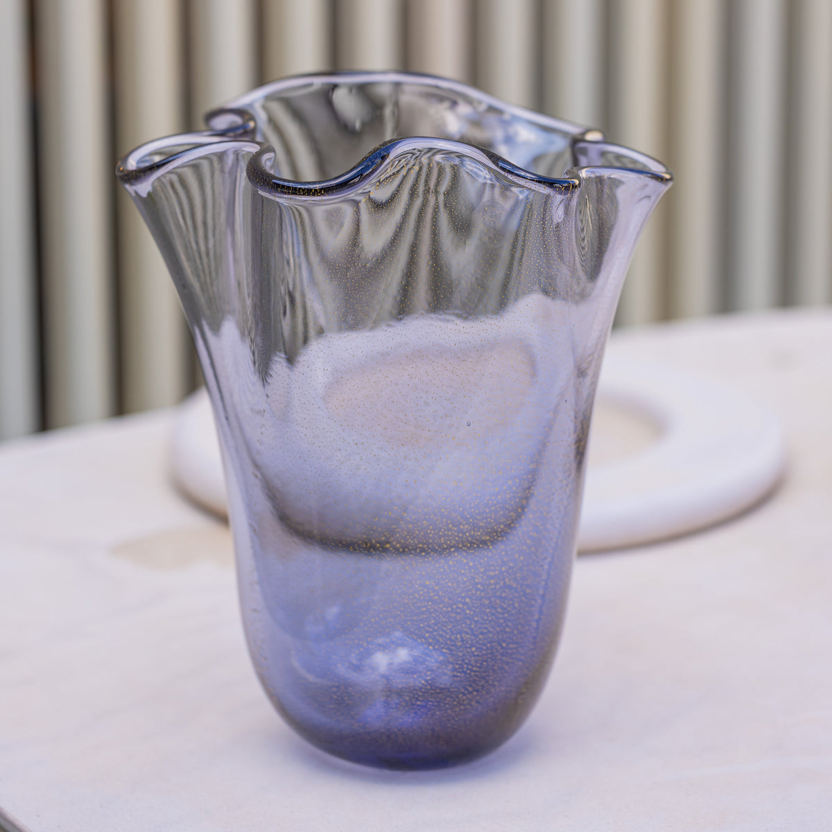 Vaso Azul Fumaça
