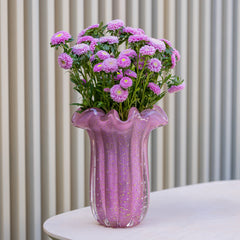Vaso Flor Rigado G