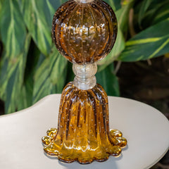 Abajur Varsóvia garnet detalhes com ouro