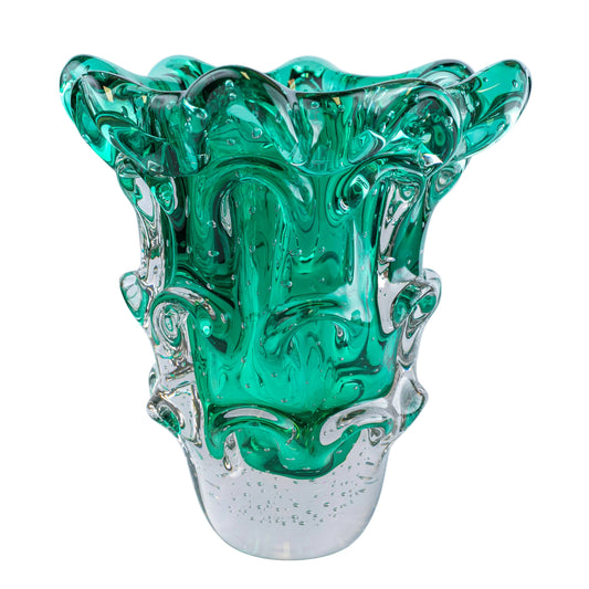 Vaso Huaraz P verde folha