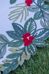 Jogo americano guirlanda bordada