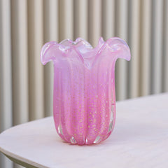 Vaso Flor Rigado M