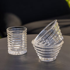 Conjunto de 6 copos e 2 bowls LODZ