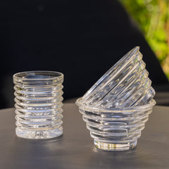 Conjunto de 6 copos e 2 bowls LODZ