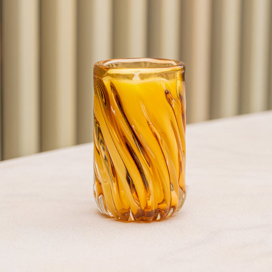 Vela de Murano Âmbar