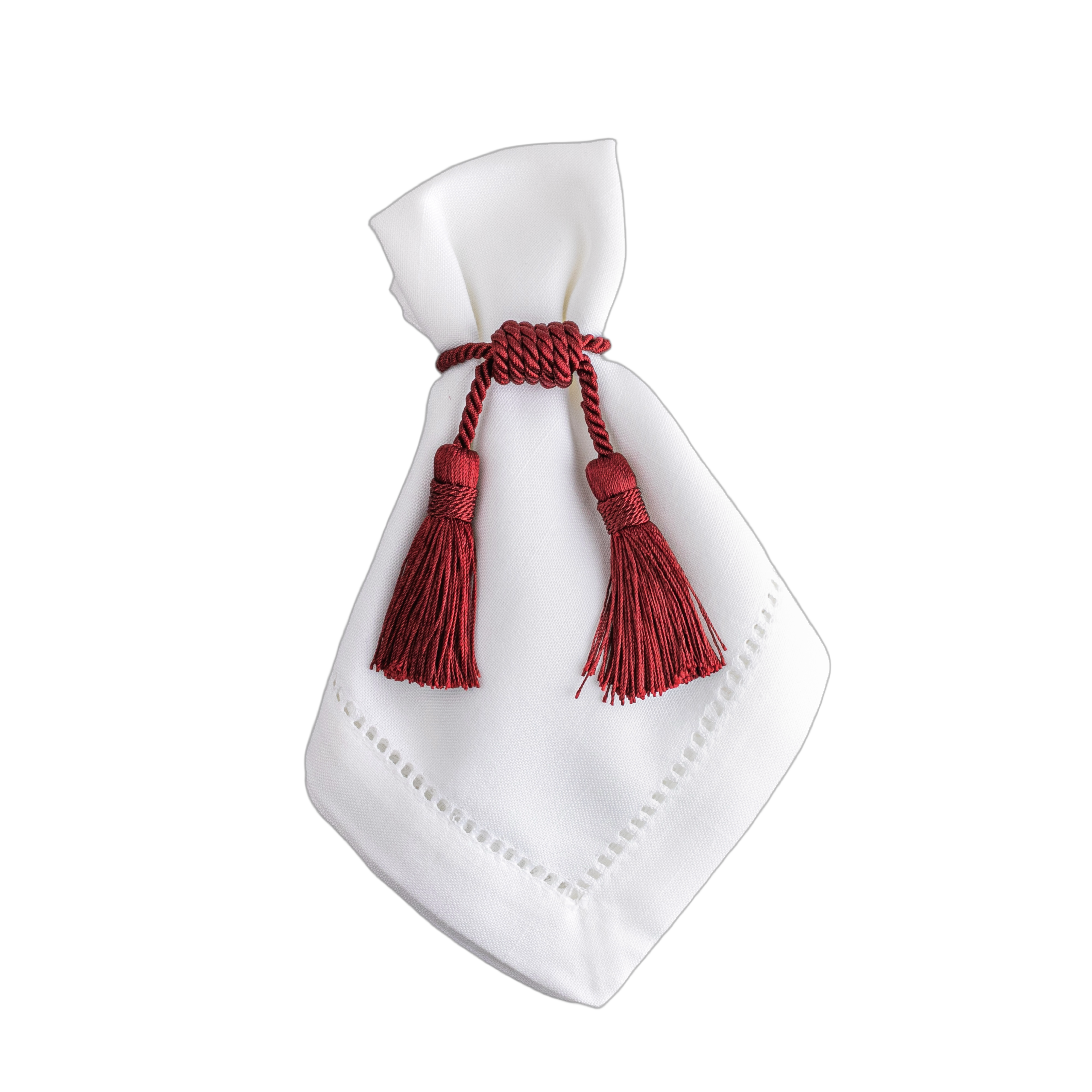 Porta Guardanapo Tassel Vermelho