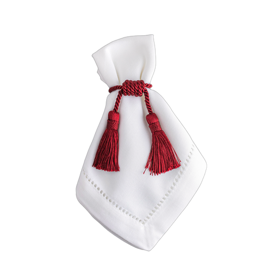 Porta Guardanapo Tassel Vermelho