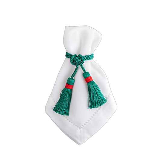 Porta Guardanapo Tassel Natal tradicional
