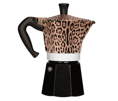 Cafeteira Moka Express Bialetti x D&G Leopardo 6 xic