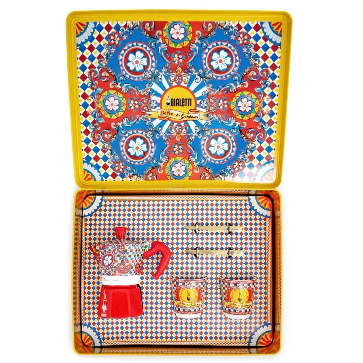 Conjunto Moka Express Bialetti x D&G Carretto