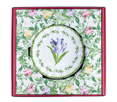 Conjunto de pratos sobremesa Tulipas