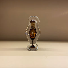 Mini Santa de Murano Garnet