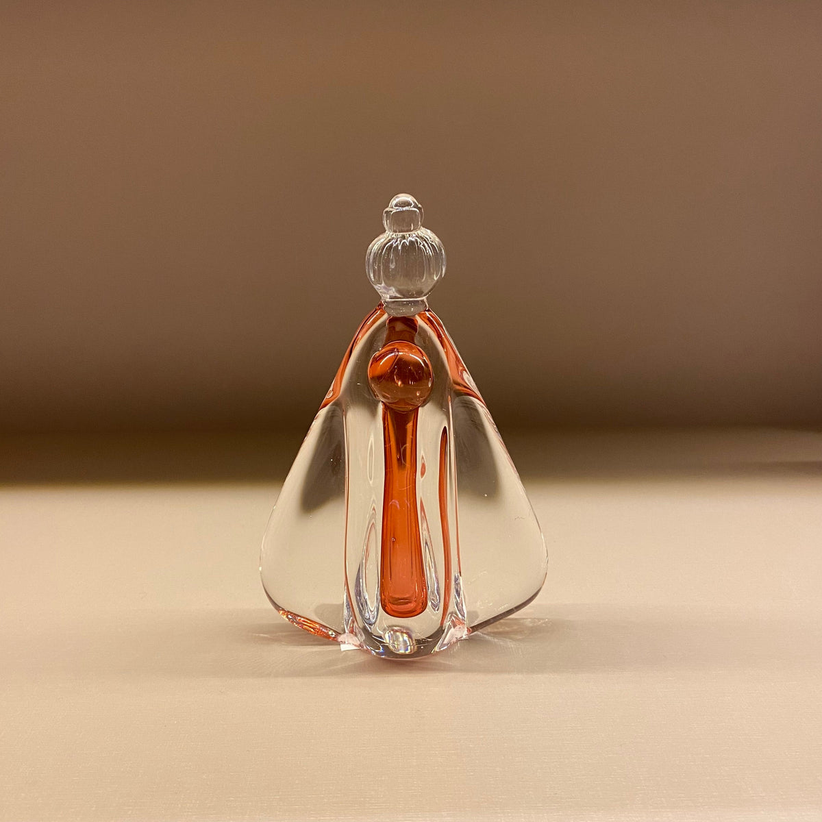 Mini Nossa Senhora da Aparecida de Murano Quartzo Pink