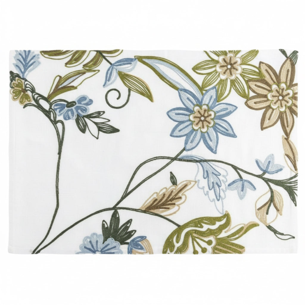 Jogo americano em linho bordado Jaipur