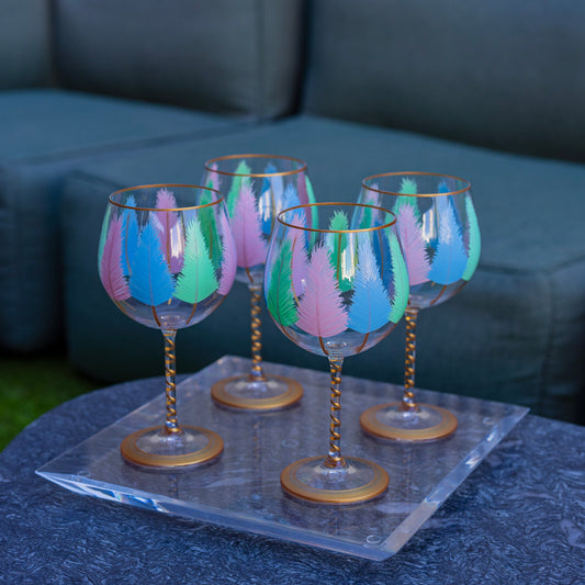 Taça para gin Plumas Candy