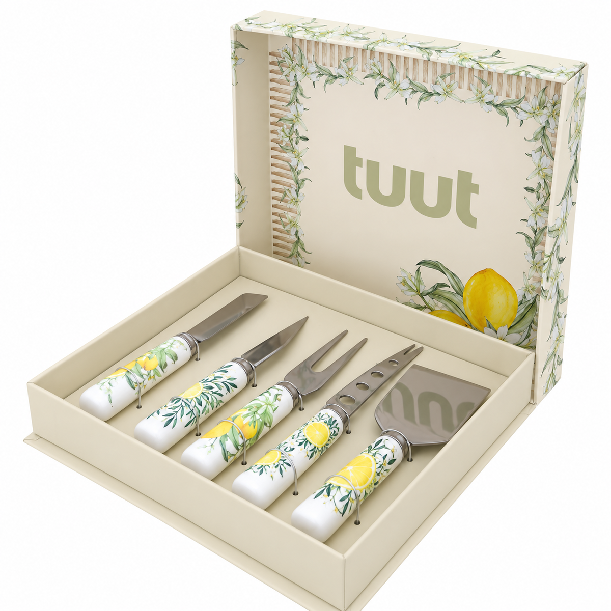 Jogo de Facas para Queijo Limone 5 Peças