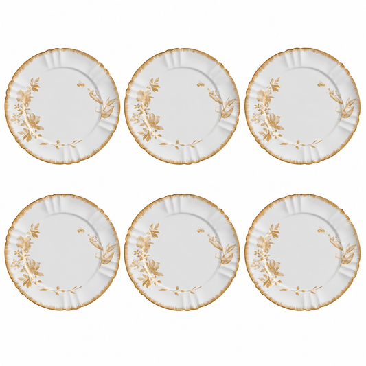 Conjunto de Pratos Rasos Demoiselle 6 Peças