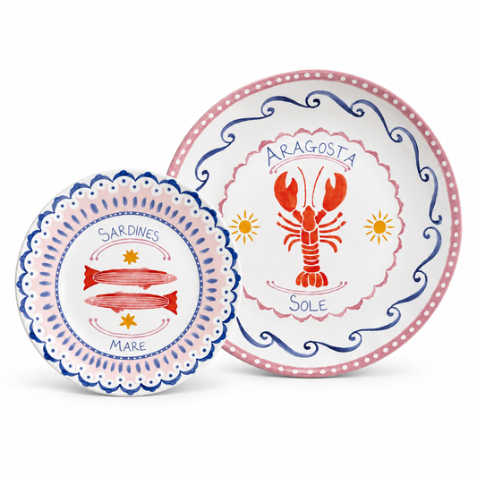 Conjunto de Pratos Di Mare 12 Peças
