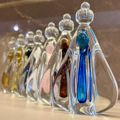 Mini Nossa Senhora da Aparecida de Murano Aqua Marine