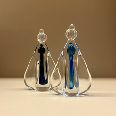 Mini Nossa Senhora da Aparecida de Murano Aqua Marine